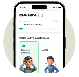 CannGo mobile application creating prescription